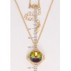 Кулон Xuping колір 18K з кр-ми Swarovski на ланцюжку Фігурна підвіска з кр-ом Vitrail Medium дл. 40-45см х фото №2