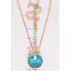 Кулон Xuping колір 18K з кр-ми Swarovski на ланцюжку Кристал Laguna Delite з метеликом дл. 40-45см х 1мм фото №2 Кулон Xuping колір 18K з кр-ми Swarovski на ланцюжку Кристал Laguna Delite з метеликом дл. 40-45см х 1мм фото №2
