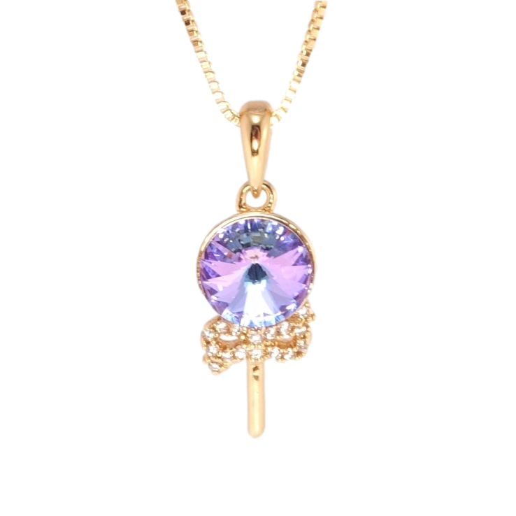 Кулон Xuping колір 18K з кр-ми Swarovski на ланцюжку Грязик кристал Paradise Shine дл. 41-46см х 1мм фото №23 Кулон Xuping колір 18K з кр-ми Swarovski на ланцюжку Грязик кристал Paradise Shine дл. 41-46см х 1мм фото №23