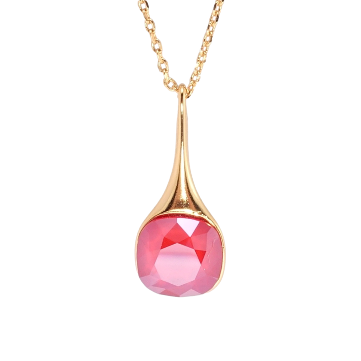 Кулон Xuping колір 18K з кр-ми Swarovski на ланцюжку Кристал Peony Pink дл. 39-44см х 1мм фото №17 Кулон Xuping колір 18K з кр-ми Swarovski на ланцюжку Кристал Peony Pink дл. 39-44см х 1мм фото №17