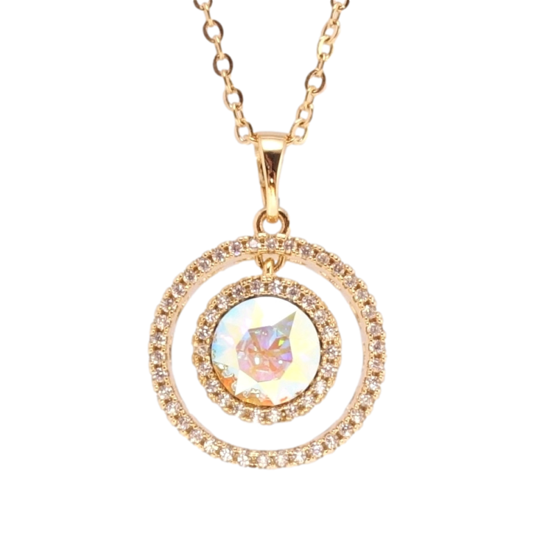 Кулон Xuping колір 18K з кр-ми Swarovski на ланцюжку колечки з кристалом AВ дл. 39-45см х 2мм фото №22 Кулон Xuping колір 18K з кр-ми Swarovski на ланцюжку колечки з кристалом AВ дл. 39-45см х 2мм фото №22