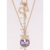 Кулон Xuping колір 18K з кр-ми Swarovski на ланцюжку Кристал Paradise Shine із зірочкою дл. 40-45см х фото №2 Кулон Xuping колір 18K з кр-ми Swarovski на ланцюжку Кристал Paradise Shine із зірочкою дл. 40-45см х фото №2