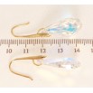 Сережки Xuping колір 18K з кристалами Swarovski французький замок Кристальні крапельки Shimmer фото №2 Сережки Xuping колір 18K з кристалами Swarovski французький замок Кристальні крапельки Shimmer фото №2