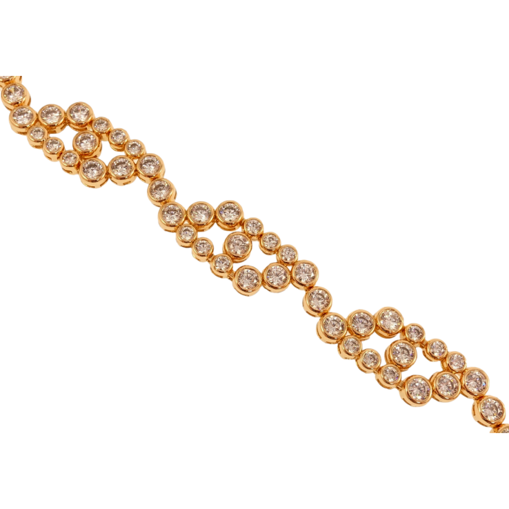 Браслет Xuping Позолота 18K Дочь Солнца длина с доп.замком 17.5,19.5см х 12мм фото №10