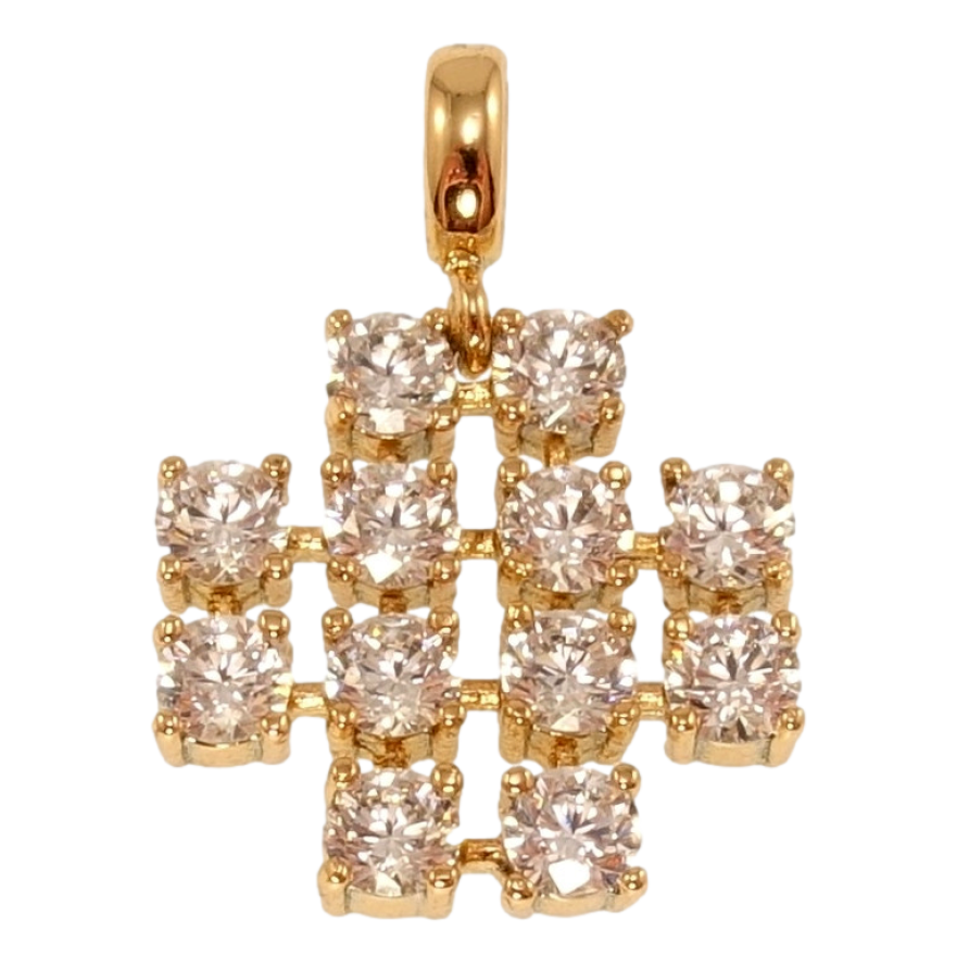 Кулон Xuping Позолота 18K Фигурная подвеска с инкрустацией цирконием фото №1 Кулон Xuping Позолота 18K Фигурная подвеска с инкрустацией цирконием фото №1