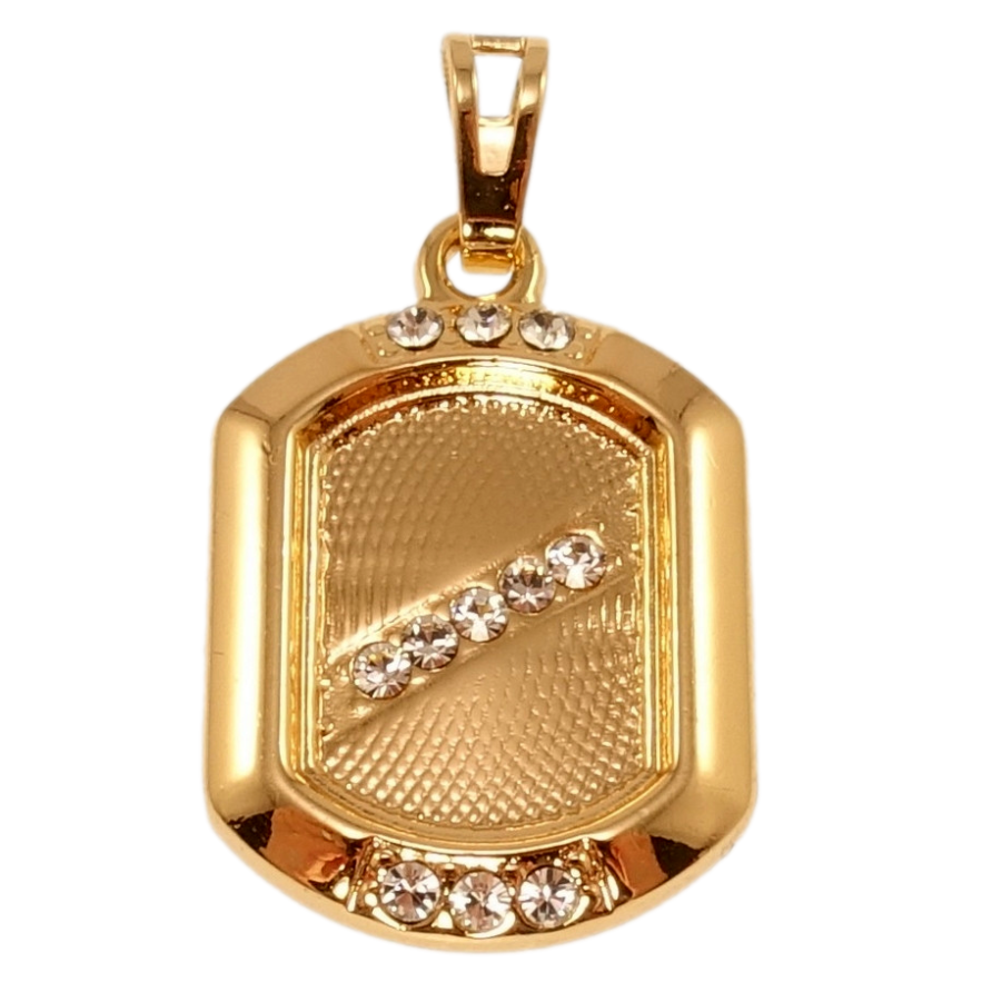 Кулон Xuping Позолота 18K Фигурная подвеска с вставками циркония фото №1 Кулон Xuping Позолота 18K Фигурная подвеска с вставками циркония фото №1