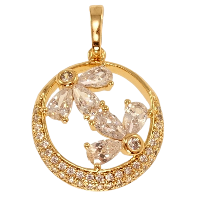 Кулон Xuping Позолота 18K Цветочные мотивы фото №1