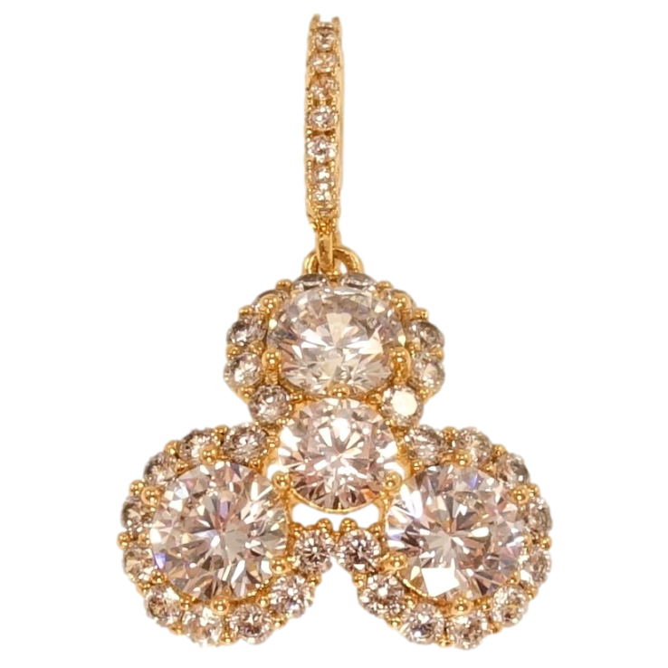 Кулон Xuping Позолота 18K Тринити фото №5 Кулон Xuping Позолота 18K Тринити фото №5