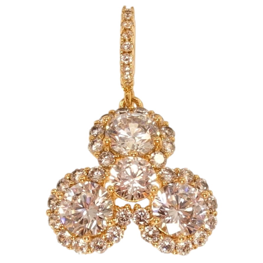 Кулон Xuping Позолота 18K Тринити фото №1 Кулон Xuping Позолота 18K Тринити фото №1