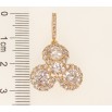 Кулон Xuping Позолота 18K Тринити фото №2 Кулон Xuping Позолота 18K Тринити фото №2
