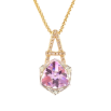 Кулон Xuping колір 18K з кр-ми Swarovski на ланцюжку "Літера А з кристальним кубом Smoky Mauve" довжина 40-45см х 1мм фото №2 Кулон Xuping колір 18K з кр-ми Swarovski на ланцюжку "Літера А з кристальним кубом Smoky Mauve" довжина 40-45см х 1мм фото №2
