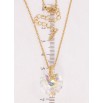 Кулон Xuping колір 18K з кр-ми Swarovski на ланцюжку Кристальне серце Shimmer довжина 40-45см х 2см фото №2 Кулон Xuping колір 18K з кр-ми Swarovski на ланцюжку Кристальне серце Shimmer довжина 40-45см х 2см фото №2