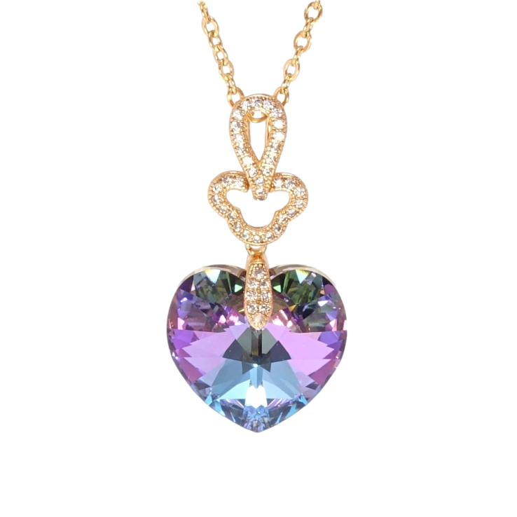 Кулон Xuping колір 18K з кр-ми Swarovski на ланцюжку Сердечко Paradise Shine довжина 40-45см х 2см фото №20 Кулон Xuping колір 18K з кр-ми Swarovski на ланцюжку Сердечко Paradise Shine довжина 40-45см х 2см фото №20