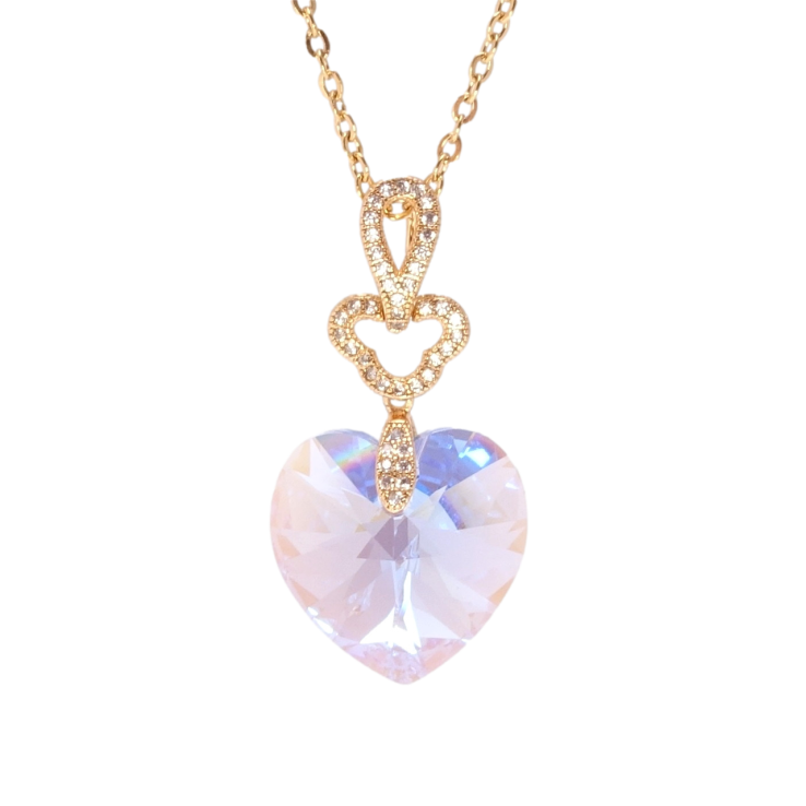 Кулон Xuping колір 18K з кр-ми Swarovski на ланцюжку Серце Lavender Delite довжина 40-45см х 2см фото №18 Кулон Xuping колір 18K з кр-ми Swarovski на ланцюжку Серце Lavender Delite довжина 40-45см х 2см фото №18