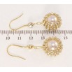 Серьги Xuping цвет 14K с кристаллами Swarovski французский замок Изящные жемчужные подвески с кр-ми фото №2 Серьги Xuping цвет 14K с кристаллами Swarovski французский замок Изящные жемчужные подвески с кр-ми фото №2