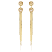 Серьги Xuping QQMM цвет Позолота 14K пусеты "Элегантные подвески из цепочек" фото №2 Серьги Xuping QQMM цвет Позолота 14K пусеты "Элегантные подвески из цепочек" фото №2