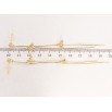 Сережки Xuping QQMM Позолота 14K пусети Мушки на ланцюжках фото №2 Сережки Xuping QQMM Позолота 14K пусети Мушки на ланцюжках фото №2