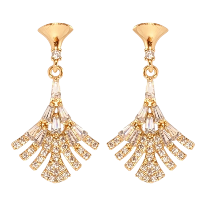 Серьги Xuping QQMM Позолота 18K пусеты Сокровища царицы фото №1 Серьги Xuping QQMM Позолота 18K пусеты Сокровища царицы фото №1