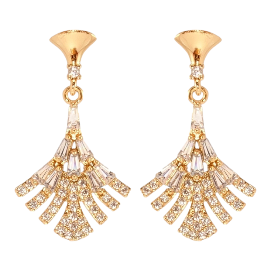 Серьги Xuping QQMM Позолота 18K пусеты Сокровища царицы фото №1 Серьги Xuping QQMM Позолота 18K пусеты Сокровища царицы фото №1