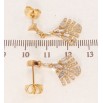 Серьги Xuping QQMM Позолота 18K пусеты Сокровища царицы фото №2 Серьги Xuping QQMM Позолота 18K пусеты Сокровища царицы фото №2