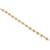 Браслет Xuping Позолота 18K Цветочные звенья с цирконием длина с доп.замком 17.5,19.5см х 10мм фото №2 Браслет Xuping Позолота 18K Цветочные звенья с цирконием длина с доп.замком 17.5,19.5см х 10мм фото №2