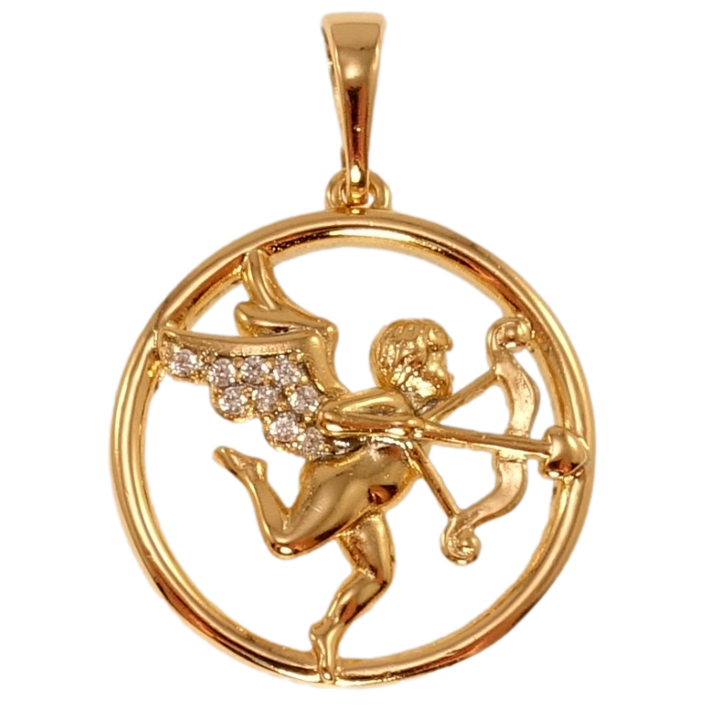 Кулон Xuping Позолота 18K Амур для ланцюжка до 5мм фото №1 Кулон Xuping Позолота 18K Амур для ланцюжка до 5мм фото №1