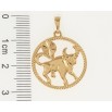 Кулон Xuping Позолота 18K Знак Зодиака Телец для цепочки до 5мм фото №2