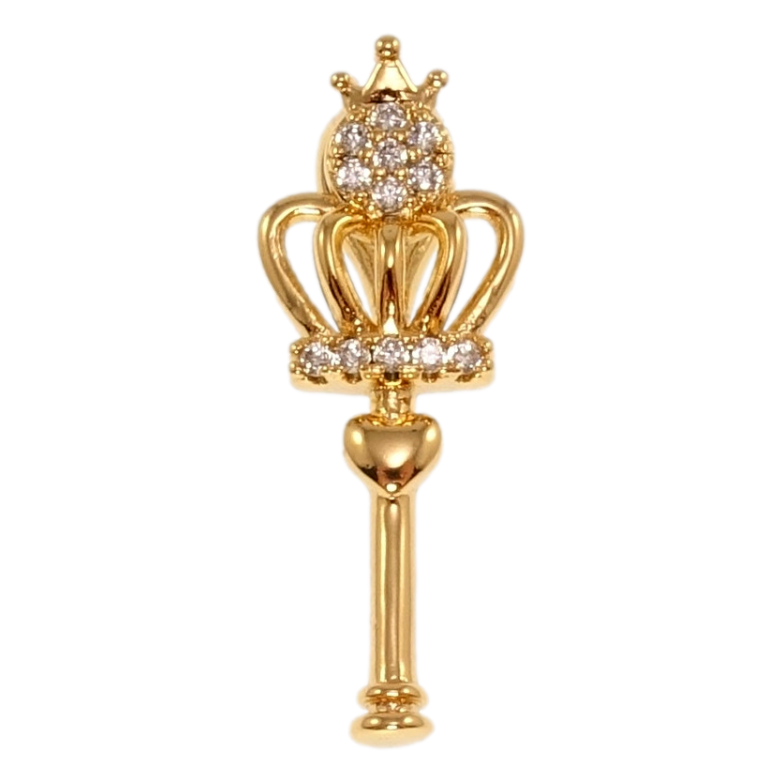 Кулон Xuping Позолота 18K Скипетр с цирконием для цепочки до 4мм фото №16