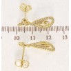 Серьги Xuping QQMM Позолота 14K пусеты Бантики с изящными капельками фото №2 Серьги Xuping QQMM Позолота 14K пусеты Бантики с изящными капельками фото №2