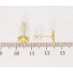 Серьги Xuping QQMM Позолота 14K пусеты Золотистые ромашки прокраска эмалью фото №2 Серьги Xuping QQMM Позолота 14K пусеты Золотистые ромашки прокраска эмалью фото №2