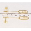 Серьги Xuping QQMM Позолота 14K пусеты Декоративные подвески фото №2 Серьги Xuping QQMM Позолота 14K пусеты Декоративные подвески фото №2