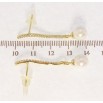Серьги Xuping QQMM Позолота 14K пусеты Волнистые дорожки циркония с фото №2
