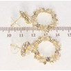 Сережки Xuping QQMM Позолота 14K пусети Вальс квітів фото №2 Сережки Xuping QQMM Позолота 14K пусети Вальс квітів фото №2
