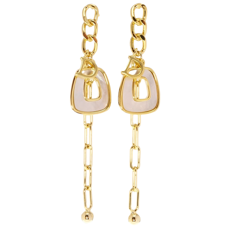Сережки Xuping QQMM Позолота 14K пусети Ланцюжки з декоративними підвісками фото №2 Сережки Xuping QQMM Позолота 14K пусети Ланцюжки з декоративними підвісками фото №2