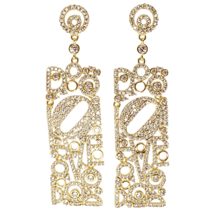 Серьги Xuping QQMM Позолота 14K пусеты Элегантные романтические подвески с фото №7 Серьги Xuping QQMM Позолота 14K пусеты Элегантные романтические подвески с фото №7
