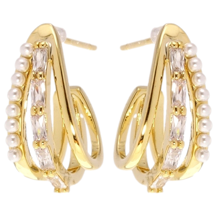 Серьги Xuping QQMM Позолота 14K пусеты Мистерия фото №10 Серьги Xuping QQMM Позолота 14K пусеты Мистерия фото №10