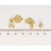 Сережки Xuping QQMM Позолота 14K пусети Перлинні серця фото №2 Сережки Xuping QQMM Позолота 14K пусети Перлинні серця фото №2