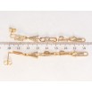 Серьги Xuping QQMM Позолота 18K пусеты Happy фото №2