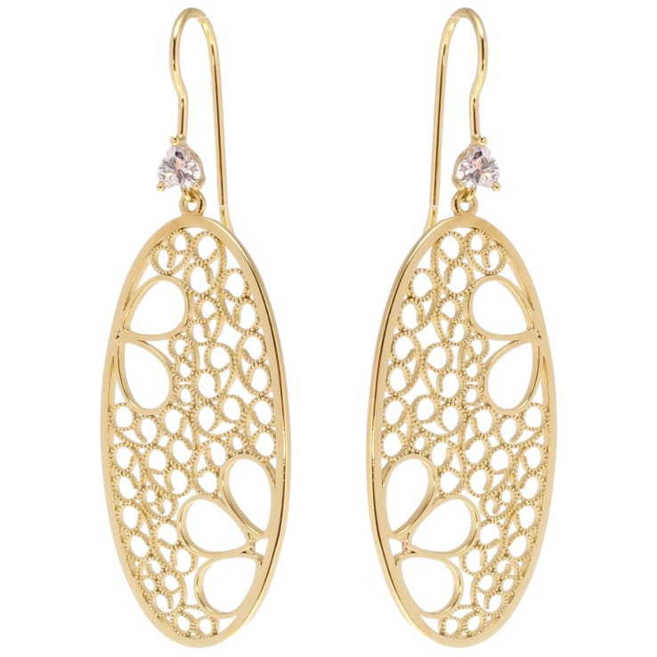 Серьги Xuping QQMM Позолота 14K французский замок Ажурные овалы фото №25 Серьги Xuping QQMM Позолота 14K французский замок Ажурные овалы фото №25