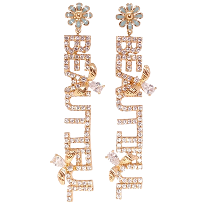 Сережки Xuping Позолота 18K пусети Beautiful інкрустація цирконієм фото №1 Сережки Xuping Позолота 18K пусети Beautiful інкрустація цирконієм фото №1