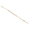 Браслет Xuping Позолота 18K Кристальные цветочки длина с доп.замком 17.5,20.5см х 3мм фото №2