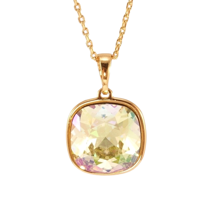 Кулон Xuping колір 18K з кр-ми Swarovski на ланцюжку Кристал Vitrail Light 14х14мм довжина 41-46см фото №22 Кулон Xuping колір 18K з кр-ми Swarovski на ланцюжку Кристал Vitrail Light 14х14мм довжина 41-46см фото №22