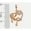 Кулон Xuping Позолота 18K Человечек в сердце для цепочки до 5мм фото №2 Кулон Xuping Позолота 18K Человечек в сердце для цепочки до 5мм фото №2
