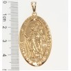 Кулон Xuping Позолота 18K Ладанка Святой Кристофер Защити Нас для цепочки до 7мм фото №2