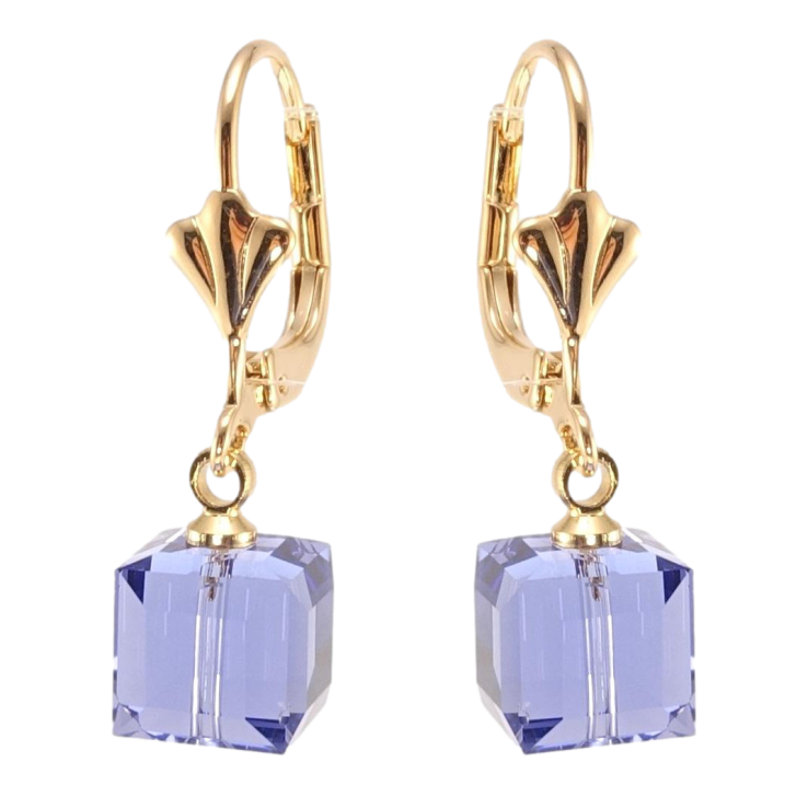 Серьги Xuping цвет 18K с кристаллами Swarovski французский замок Кристальный куб Tanzanite на дужке фото №18 Серьги Xuping цвет 18K с кристаллами Swarovski французский замок Кристальный куб Tanzanite на дужке фото №18