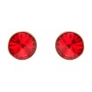 Сережки Xuping колір 18K з кристалами Swarovski пусети Кристали Light Siam ø 16мм фото №2 Сережки Xuping колір 18K з кристалами Swarovski пусети Кристали Light Siam ø 16мм фото №2