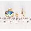 Сережки Xuping колір 18K з кристалами Swarovski пусети Кристали АВ ø 16мм фото №3 Сережки Xuping колір 18K з кристалами Swarovski пусети Кристали АВ ø 16мм фото №3