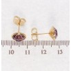 Сережки Xuping колір 18K з кристалами Swarovski пусети Кристали Amethyst ø 9мм фото №2 Сережки Xuping колір 18K з кристалами Swarovski пусети Кристали Amethyst ø 9мм фото №2