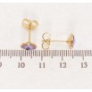 Сережки Xuping колір 18K з кристалами Swarovski пусети Кристали Tanzanite ø 8мм фото №2 Сережки Xuping колір 18K з кристалами Swarovski пусети Кристали Tanzanite ø 8мм фото №2