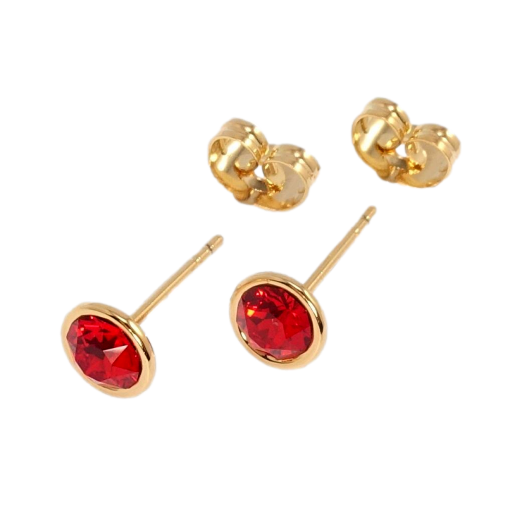 Серьги Xuping цвет 18K с кристаллами Swarovski пусеты Кристаллы Light Siam ø 7мм фото №9 Серьги Xuping цвет 18K с кристаллами Swarovski пусеты Кристаллы Light Siam ø 7мм фото №9
